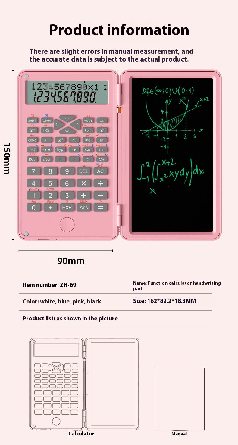 Scientific calculator Special accounting Portable Mini computer tablet typewriter