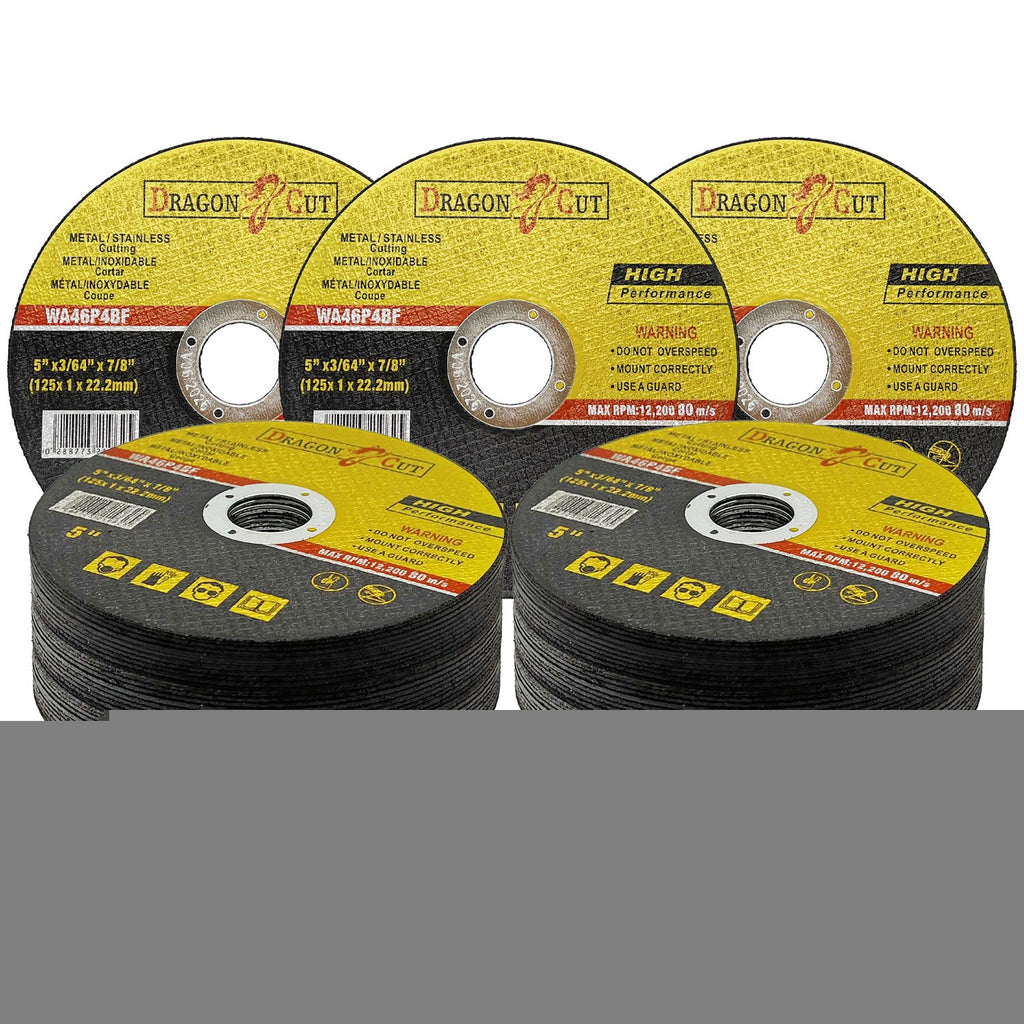 50 X 125mm ULTRA THIN 1mm MÉTAL CUTING BLADE DISC POUR ACIER ET ANGLE DE CARBURANT
