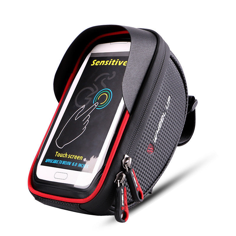 Sac à vélo, sac de téléphone à écran tactile, sac de vélo de montagne avant, sac de vélo, poignée