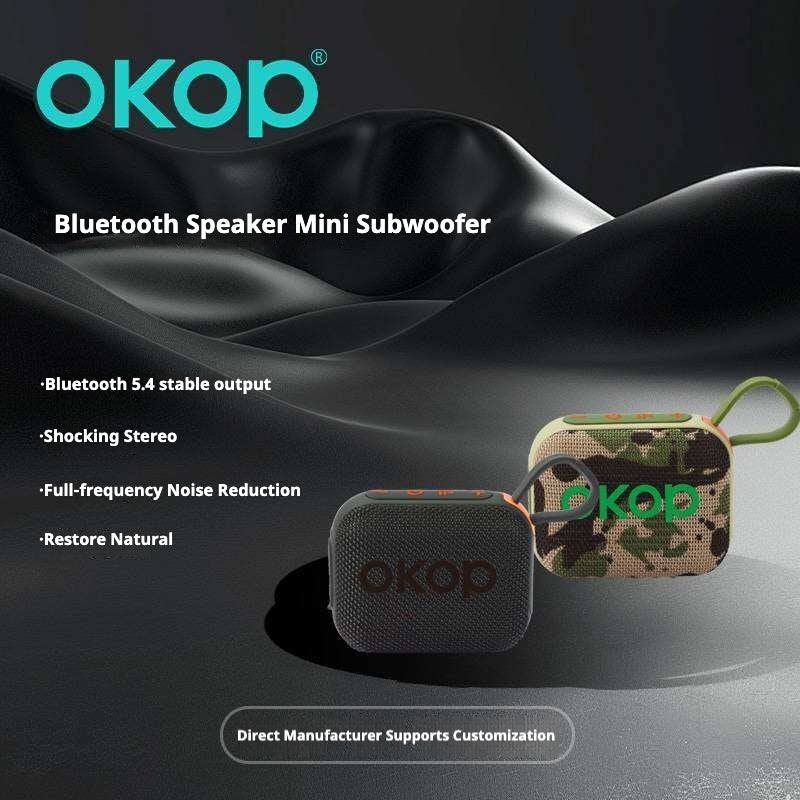 KP-597 Vente à chaud Multifonctionnel Portable Outdoor Compact Subwoofer Mini Bluetoot
