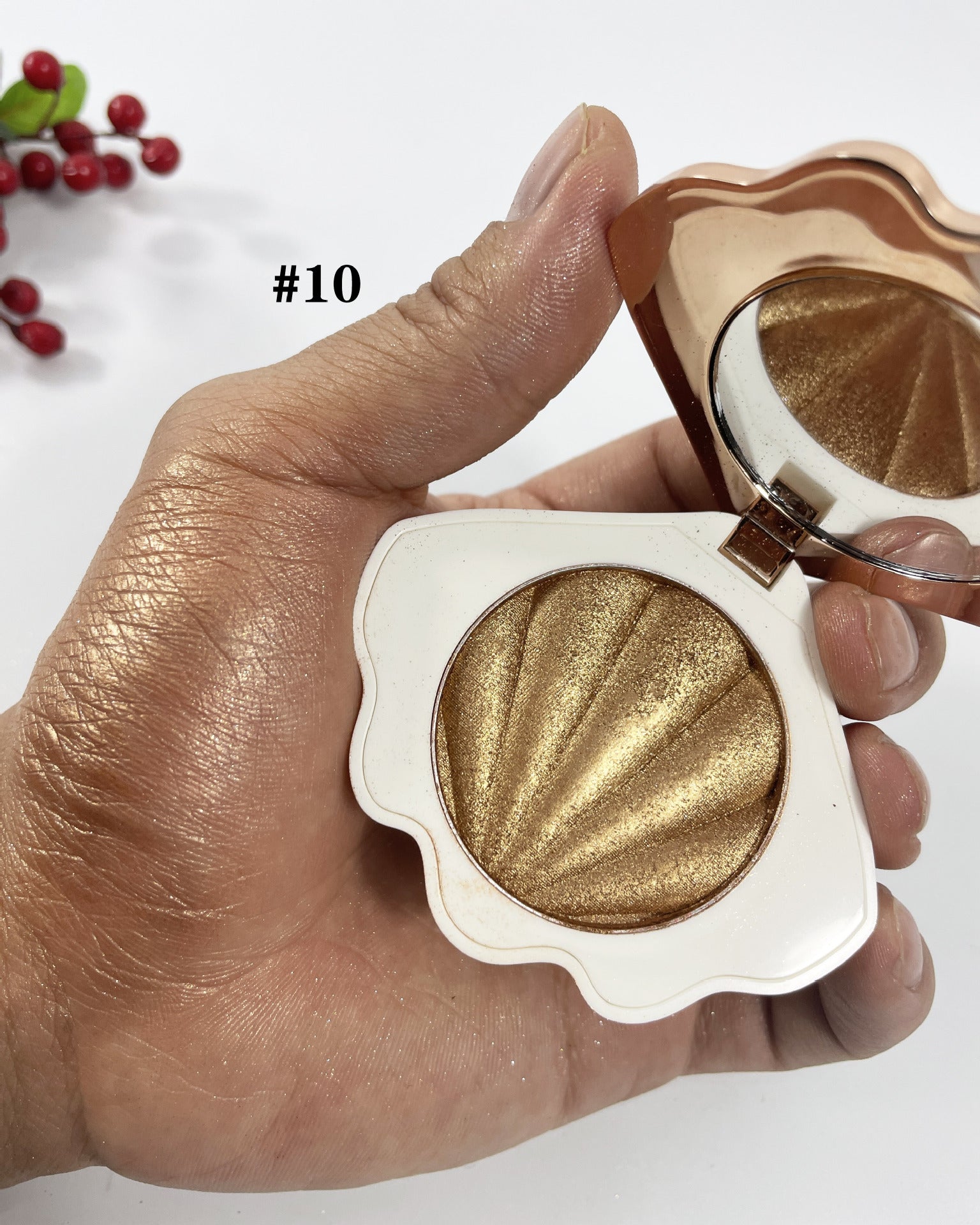 En forme de coquille Monochrome Highlight et Contour Palette