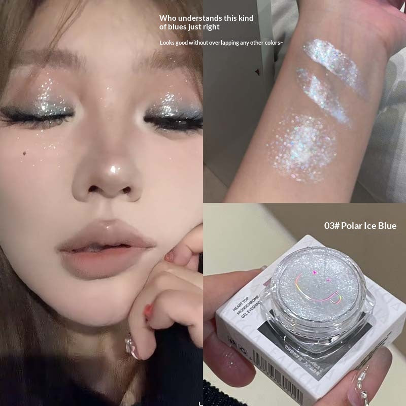Fardeau à paupières en gel monocolore à haute intensité