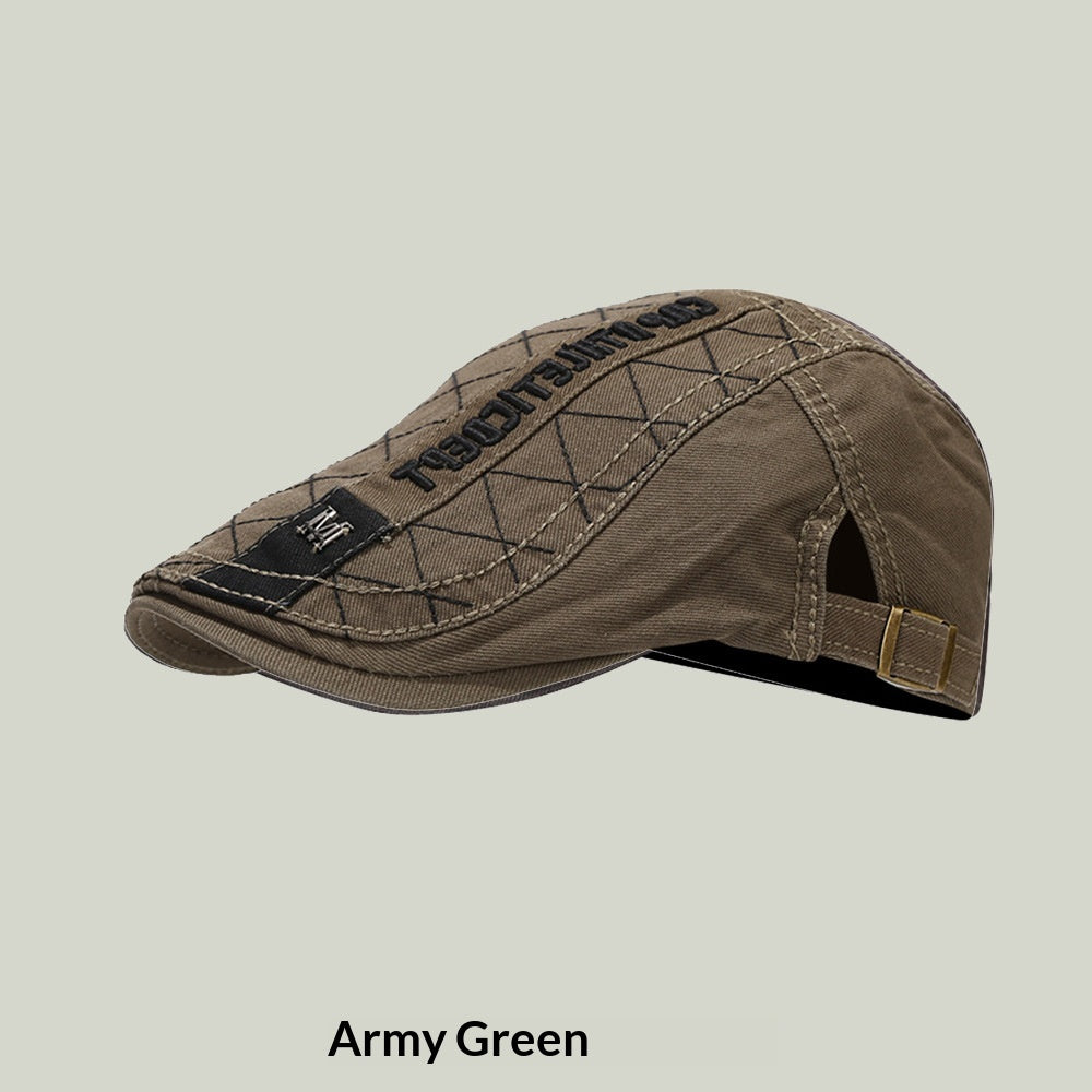 Beret décontracté polyvalent à la mode Une ancienne casquette de peintres d'ombre solaire
