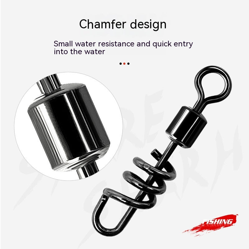 Connecteur pivotant pratique en acier inoxydable 8-forme anneau