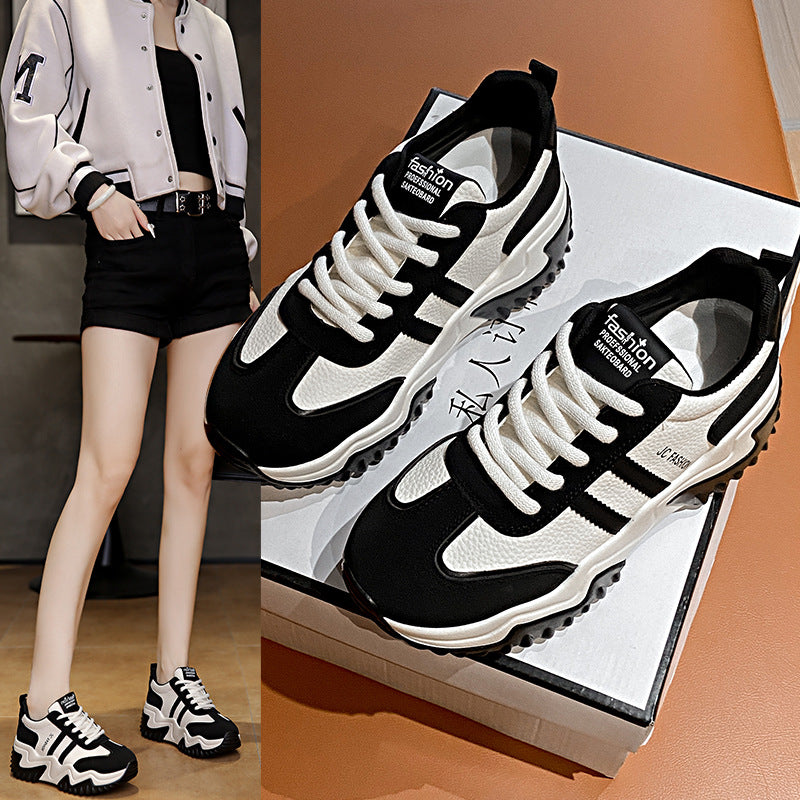 Femmes Stylish Casual Sneakers de course à l'épaisseur