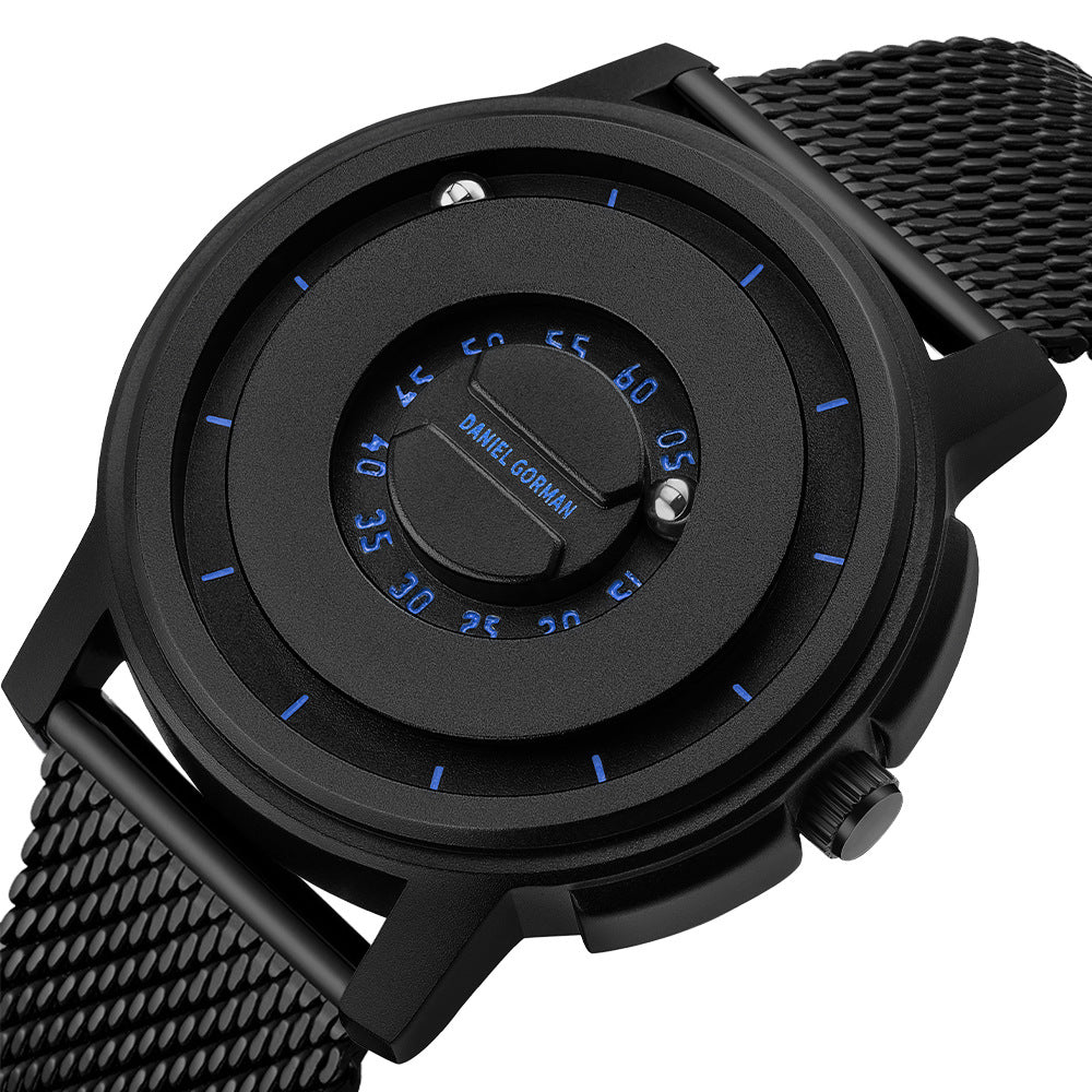 Marque Steel-band Sports Magnetic-levitation Silicone-ball Electronic Mens Watch