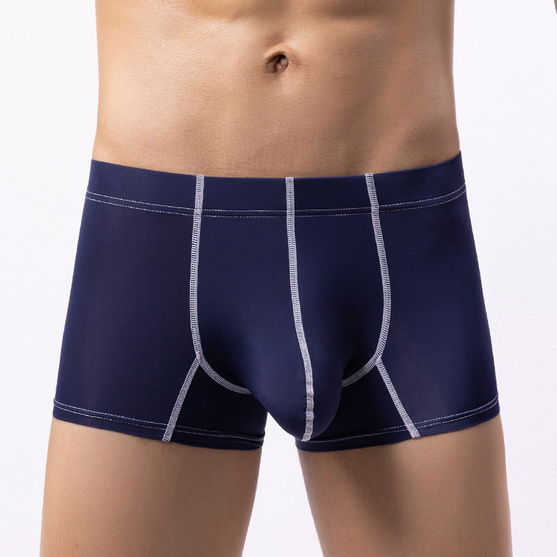 Sous-vêtements en soie glacée pour hommes