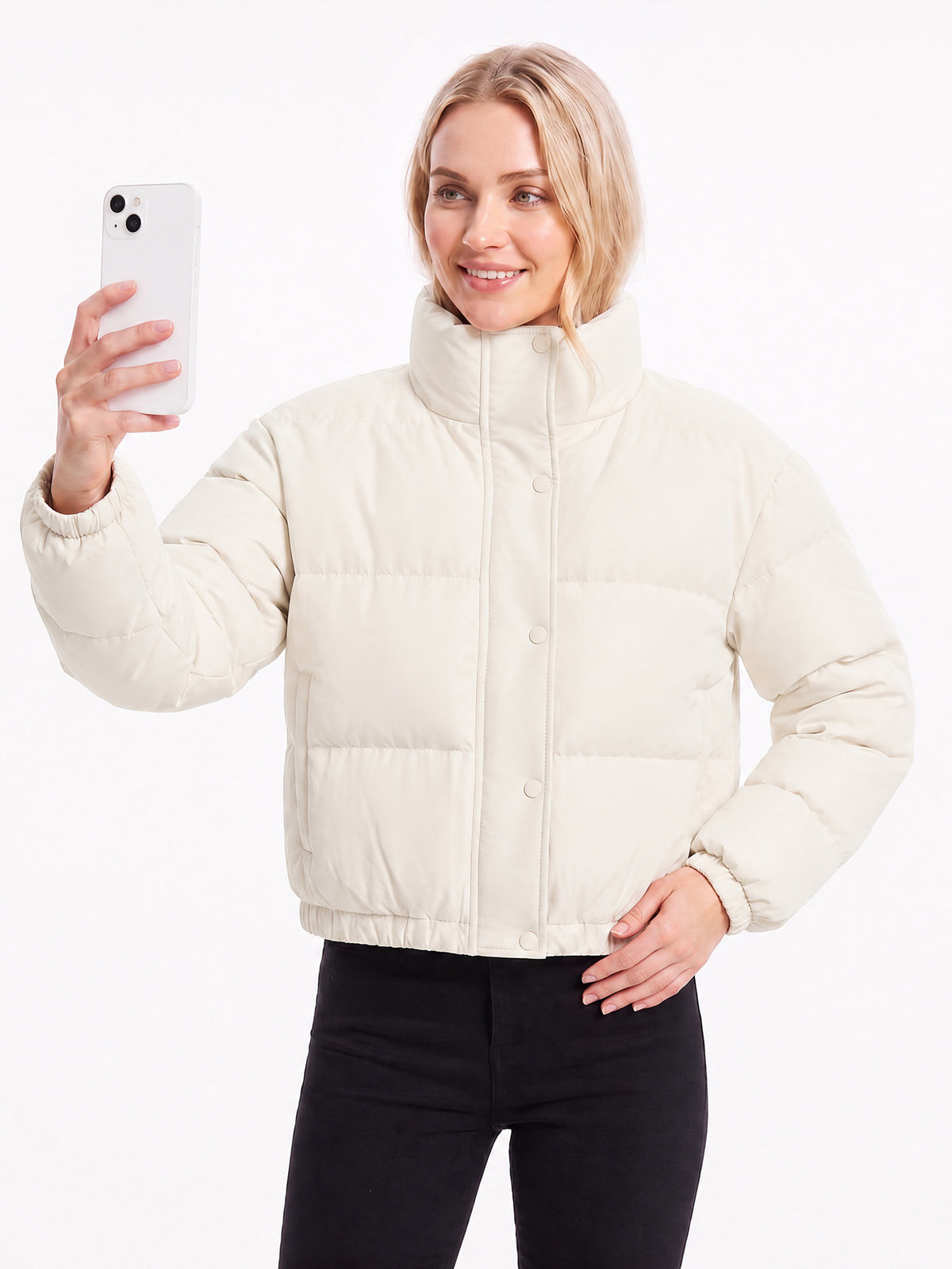 Coat Small Bread Suit Short Vertical Collar European And American Women's Winter Fashion C