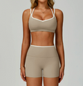 Color-Block Trim Sports Set pour femmes