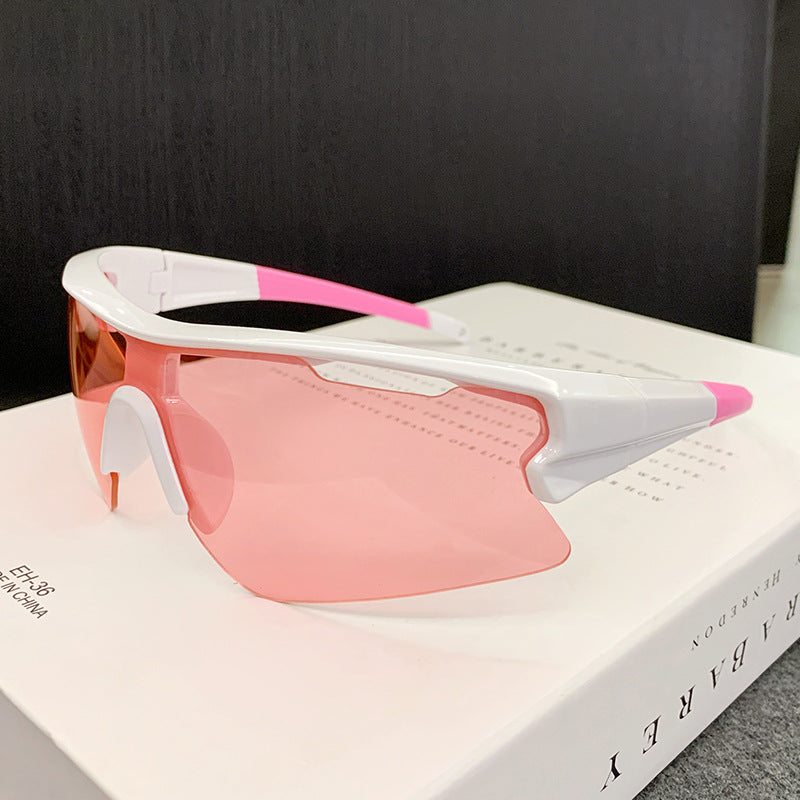 Lunettes de vélo de plein air pour le sport d'équitation Lunettes de soleil en une seule pièce