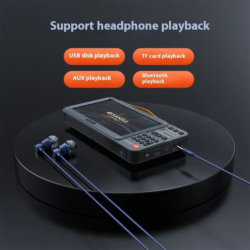 Home Radio pour personnes âgées Full Band Bluetooth Speaker HD Video Player