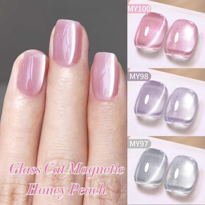 Perles en verre pour oeil de chat Gel ongles