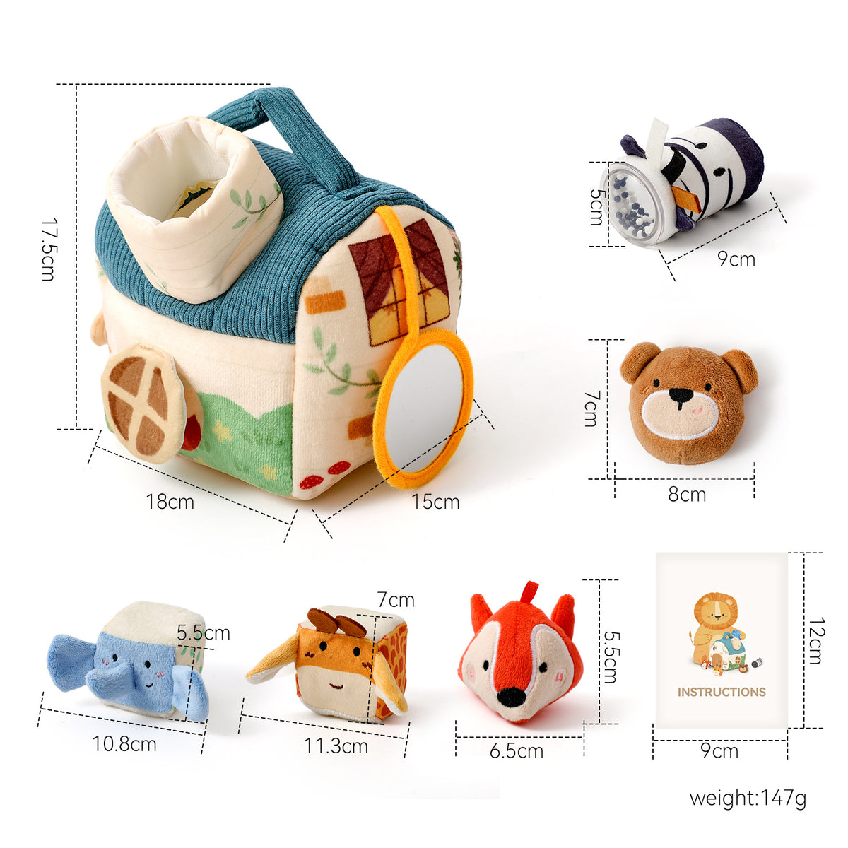 Cotton Plush Puzzle Toy