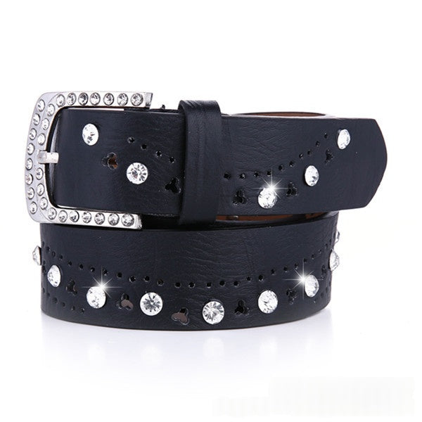 Ceinture pour femmes Un design à la mode de style coréen en Strass
