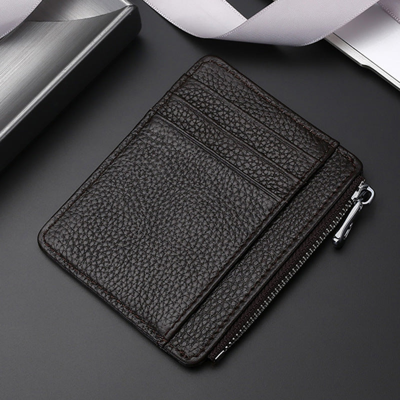 Porte-cartes en cuir Premier calque Porte-cartes en cuir