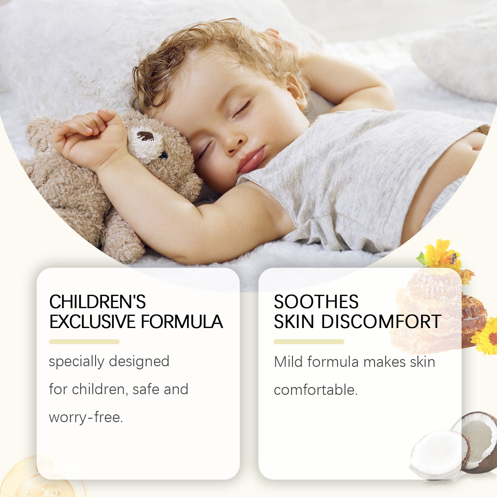 Crème de magnésium de sommeil pour enfants