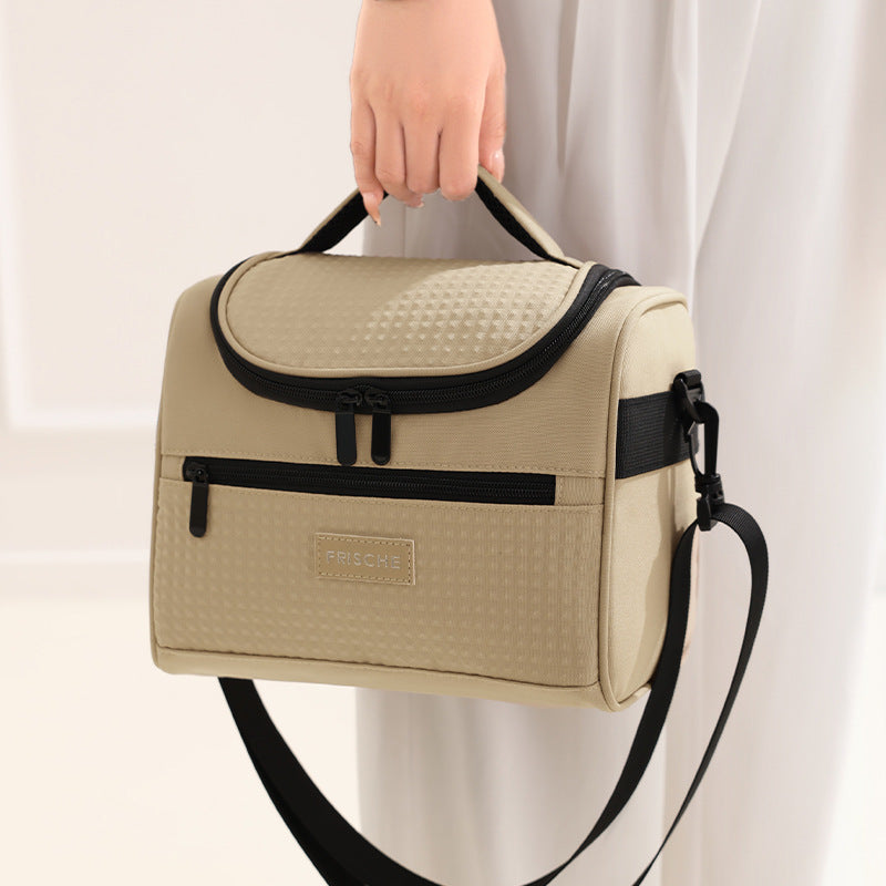 Travailleurs de bureau Large-Capacity Isolated Sac à lunch avec bandoulière