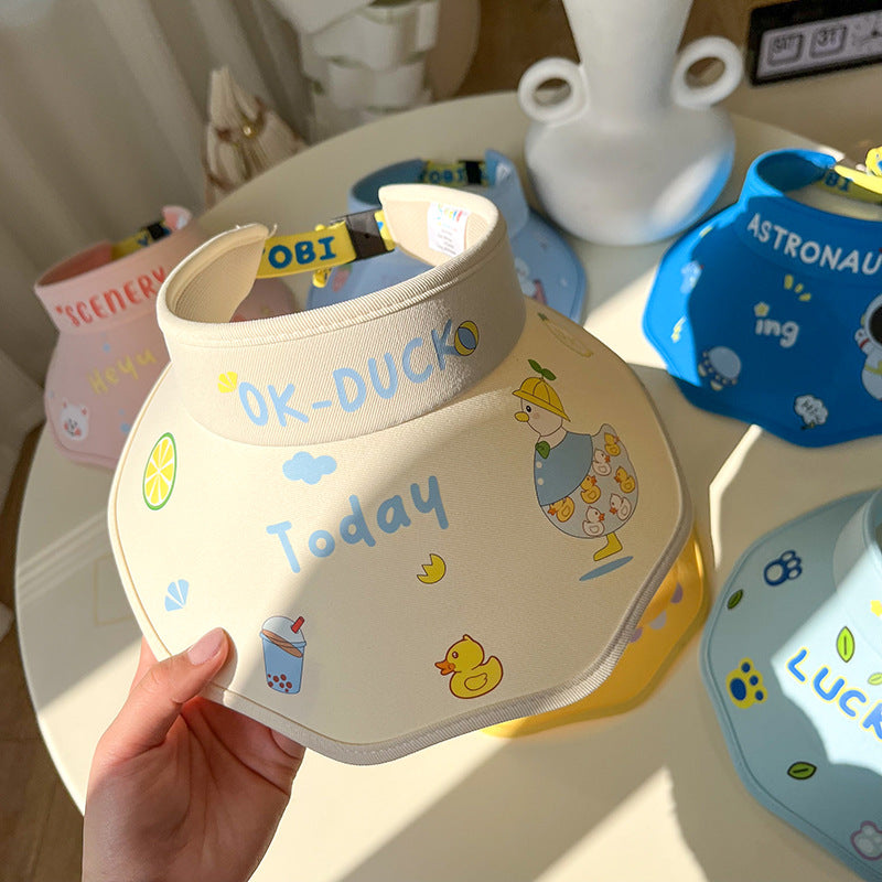 Protection solaire des enfants Chapeau solaire anti-UV volant
