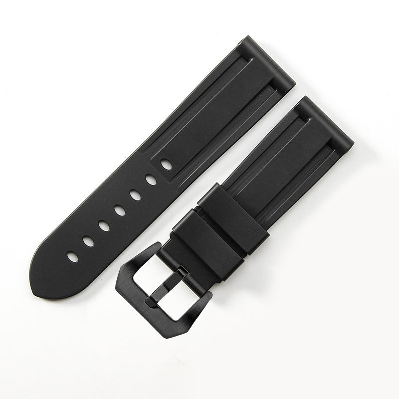 Bracelet de montre en silicone épingle en caoutchouc imperméable