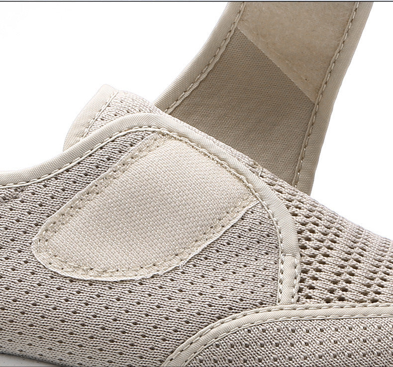 Chaussures de marche pour personnes âgées surdimensionnées sont respirables confortable