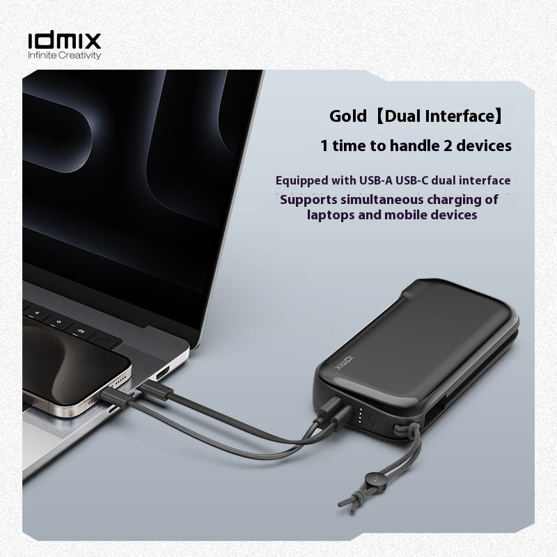 Power Bank 20000 MA grande capacité PD65W charge rapide avec prise