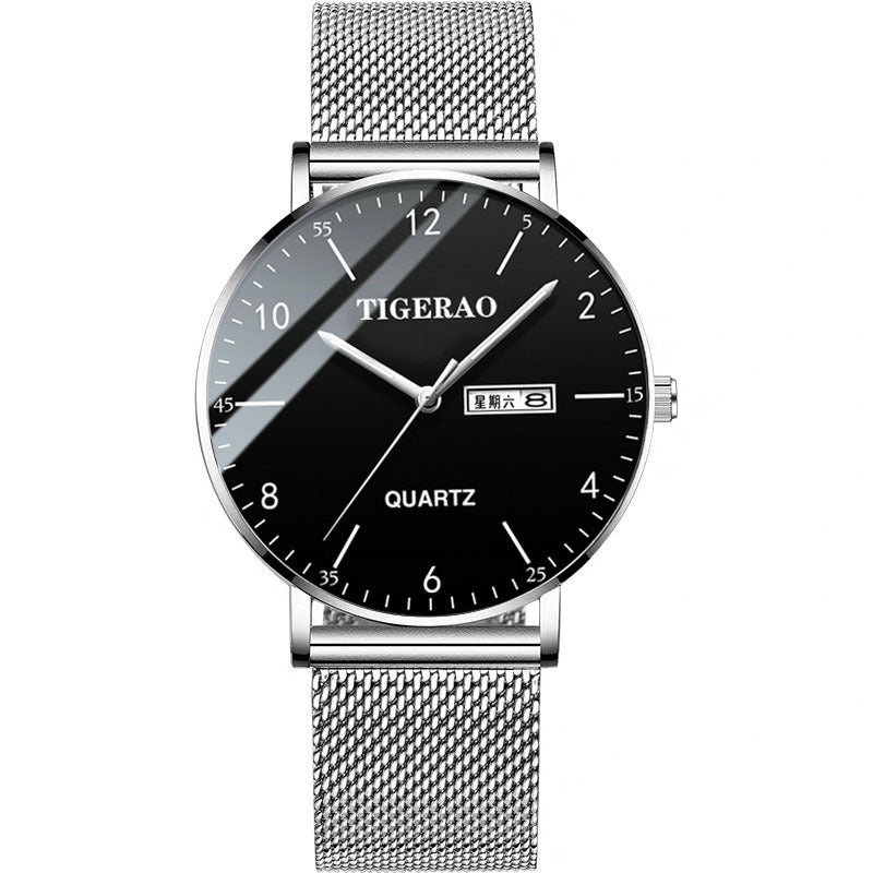 Montre de mouvement lumineux entièrement automatique résistant à l'eau