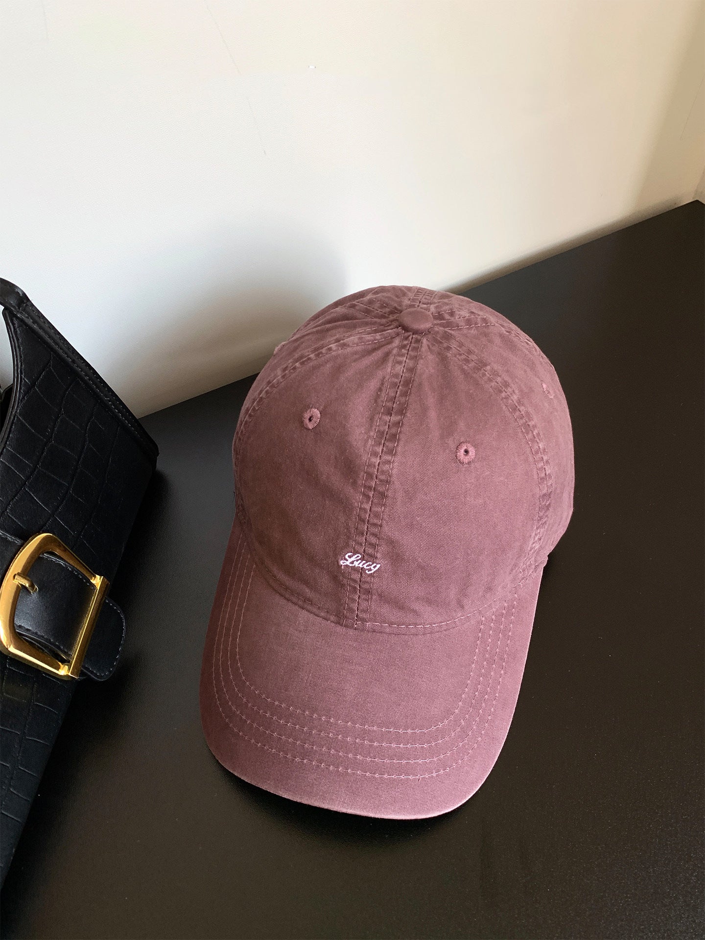 Casquette de baseball pour femmes, lavée à l'eau