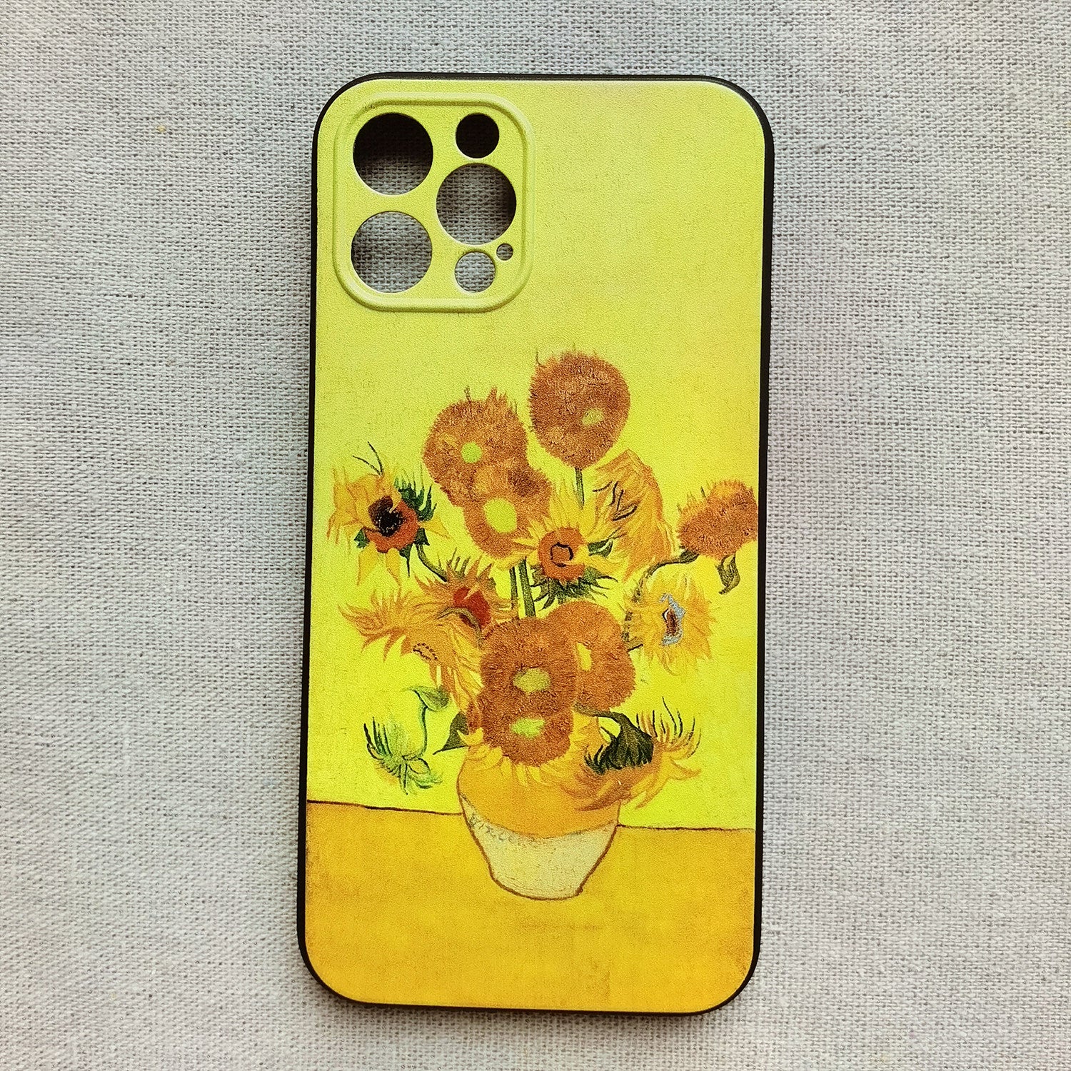 Van Gogh Starry Sky Téléphone portable Shell stéréoscopique