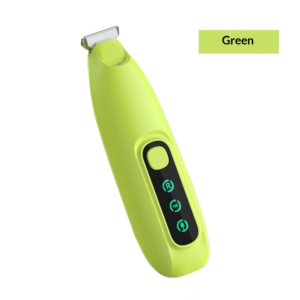 Clipper rechargeable pour animaux de compagnie avec lumière LED