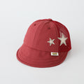 Les garçons et les filles' Pure Color Net tissu Snap Fastener Star Pattern Casquette de baseball est la combinaison