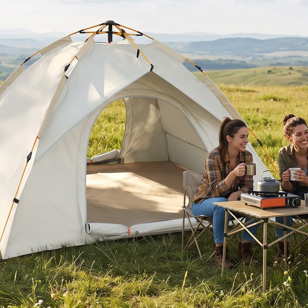 2-3 Man UK Outdoor Automatic Double Layer Up Camping Tente Imperméable