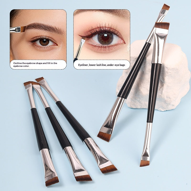 Eyeux à double tête en angle Et brosse à sourcils