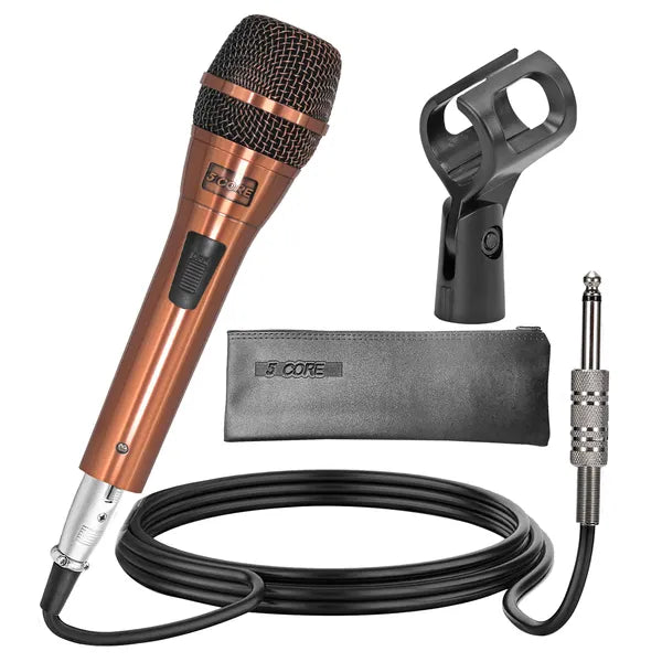 5 Core XLR Microphone Dynamic Mic Karaoke Singing Studio Microfono Mics portables