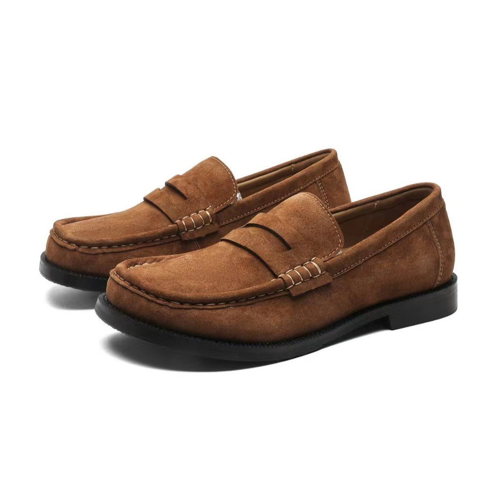 Mocassins vintage de style vieille pièce pour hommes