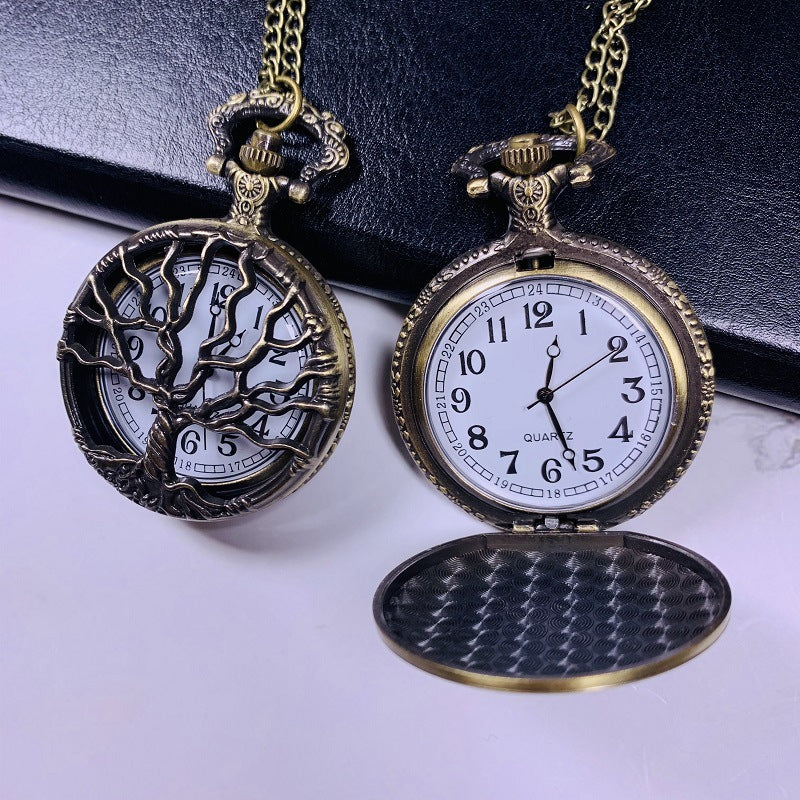 Maple Leaf Lanyard Montre à quartz créative à arbre chanceux