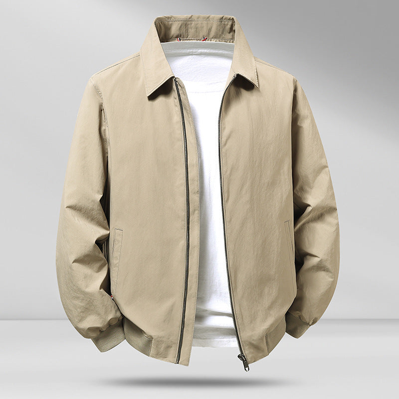 Veste Lapel Homme Printemps Automne Vêtements de dessus