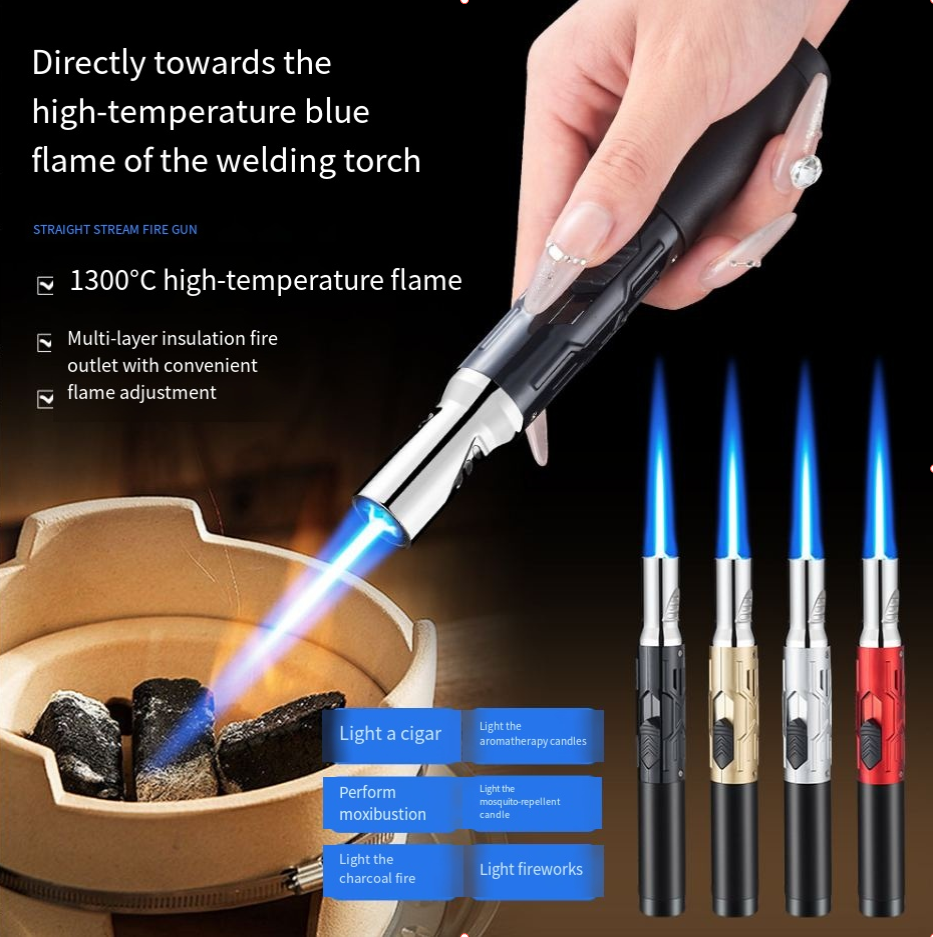 Feux de torche rechargeables Propane noir