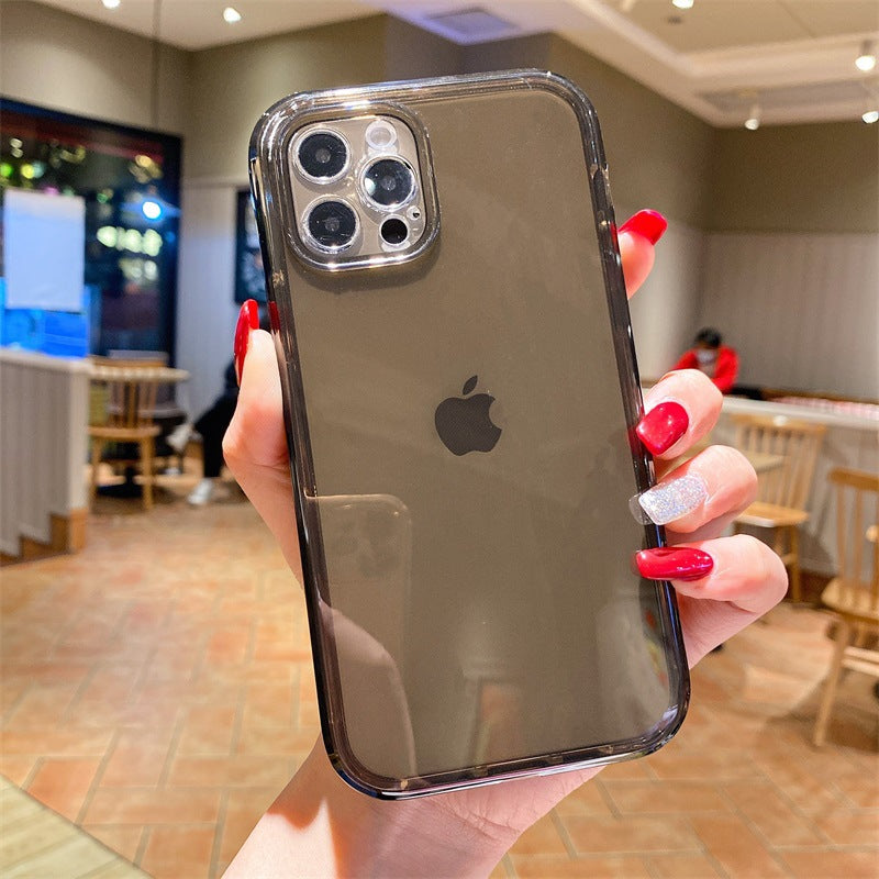 Transparent TPU 2-en-un PC Frame Phone Case