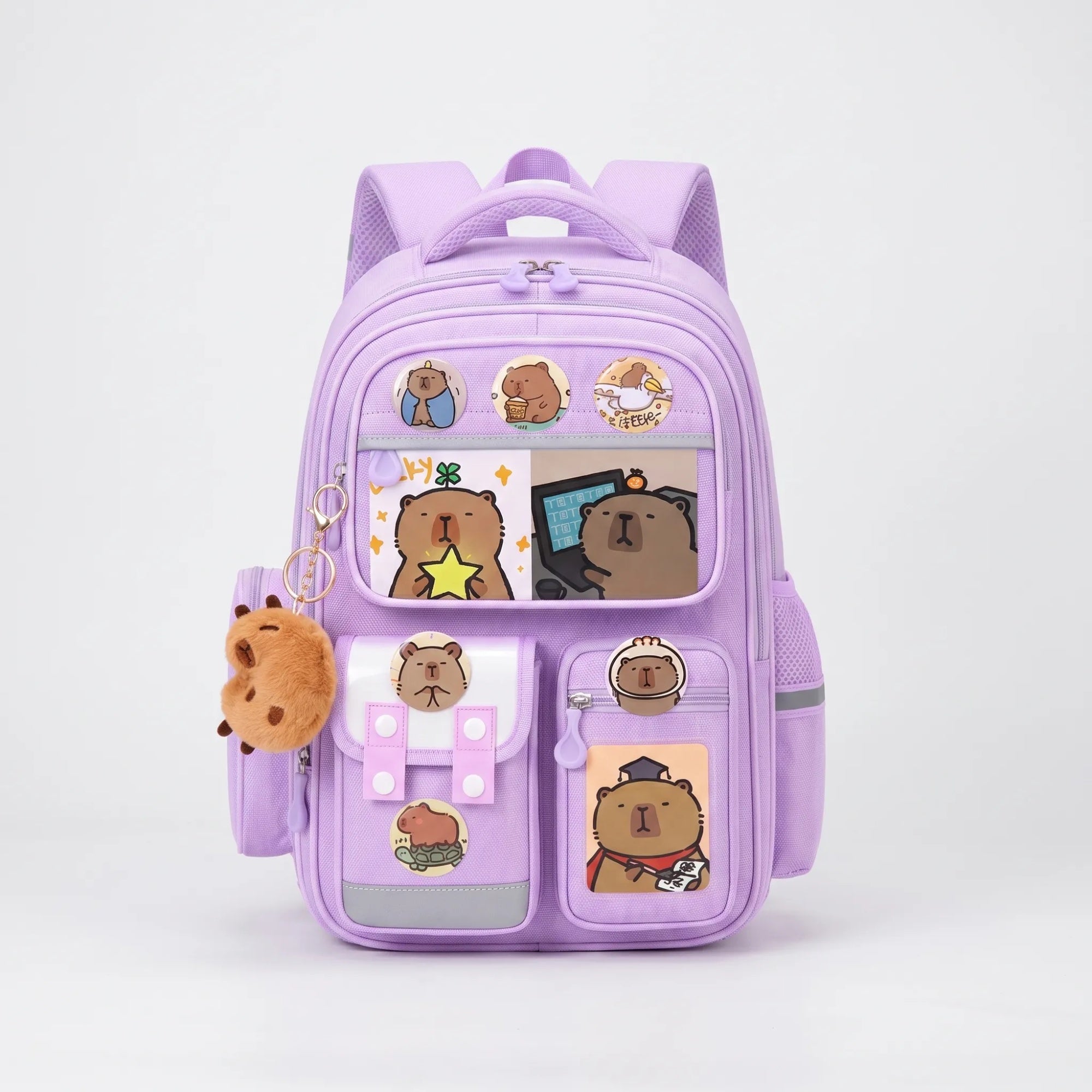 Sac à dos Capybara pour les élèves de l'école primaire Sac à dos de l'école légère
