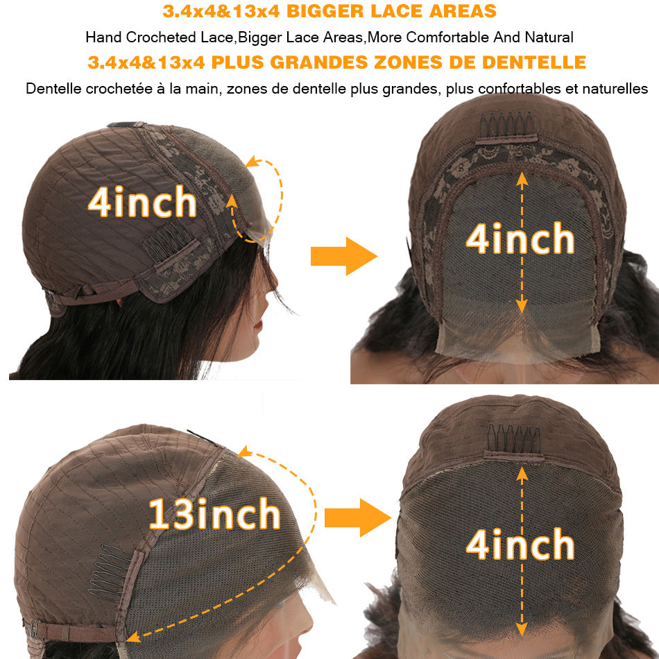 Women's straight lace front wig