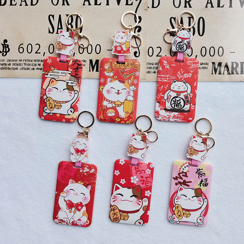 Lucky Cat Dix de milliers d'ensemble de certificats de bénédiction
