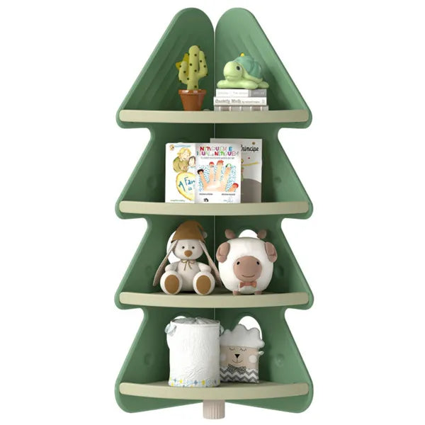 4-Tier Enfants de Noël Tree Corner Bibliothèque