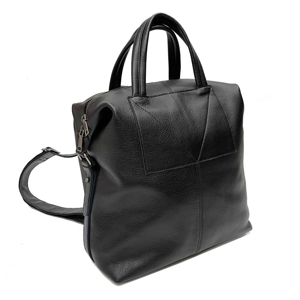 Sac à dos universel en cuir noir Sac à dos Shiralee Simple