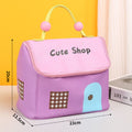 Petite maison Cosmétique Sac-Pink Purple-26 * 20 *3-1 pcs