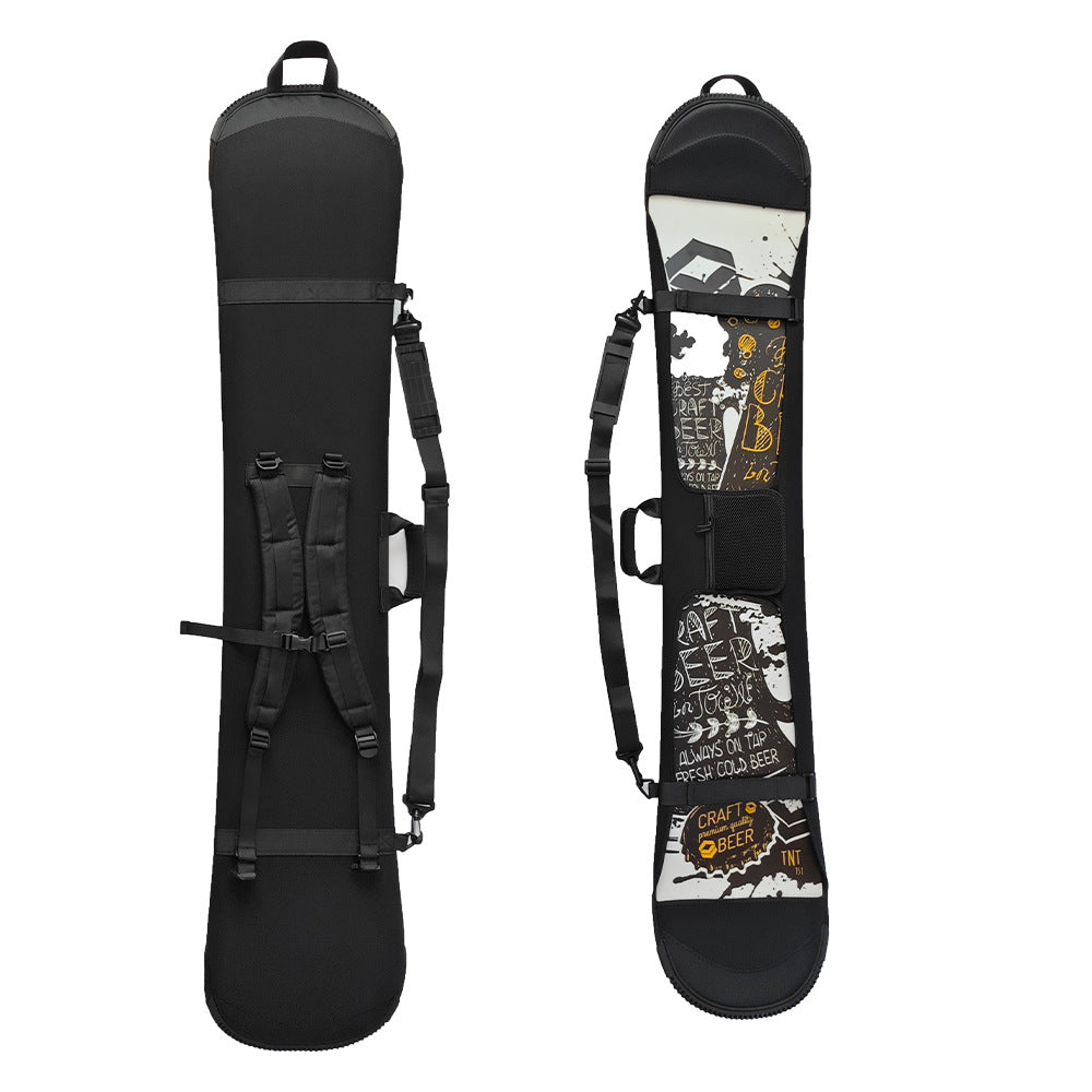 Double épaule Velcro Veneer Ski Board Sac