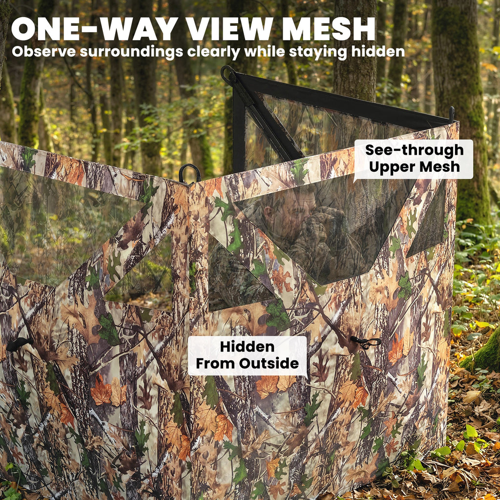 Chasse au camping aveugle