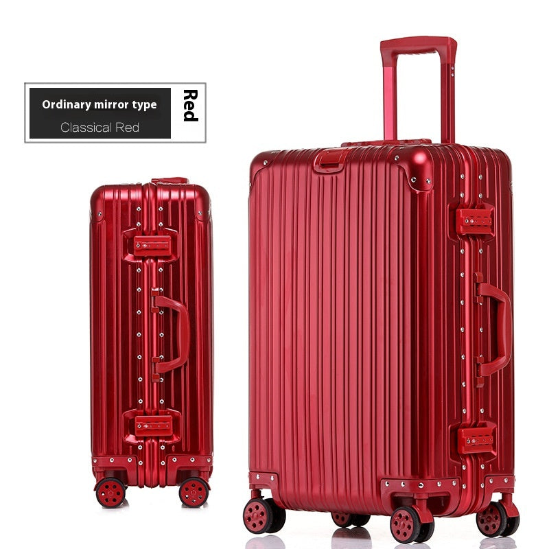 Boîtier de chariot en aluminium pour bagages en magnésium