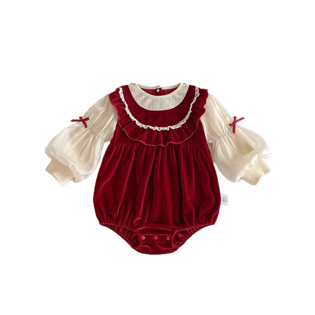 Maillot de saut en col rond bébé