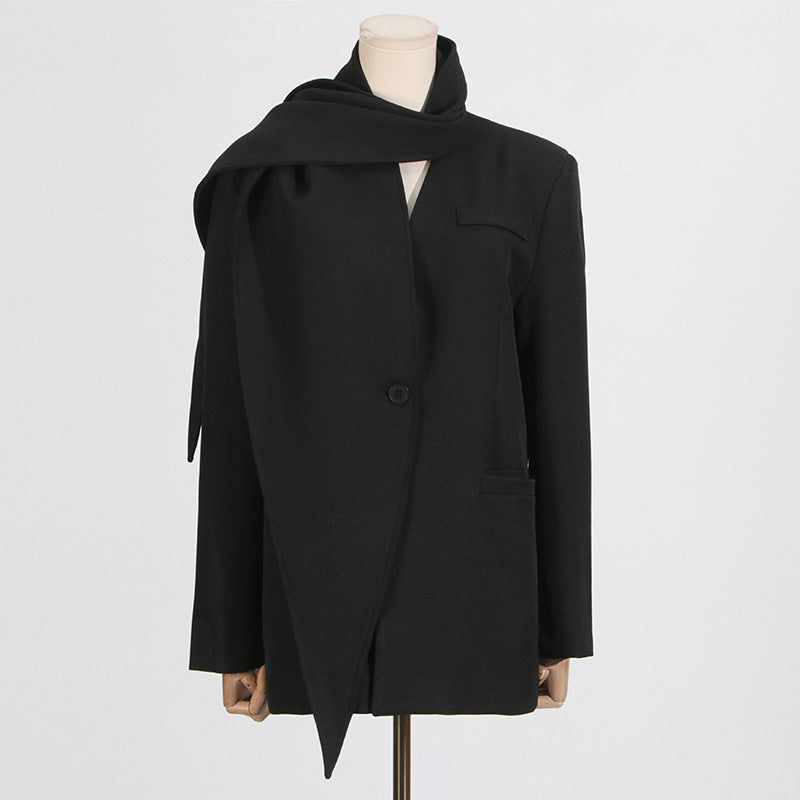 Blazer de mode irrégulier pour les femmes