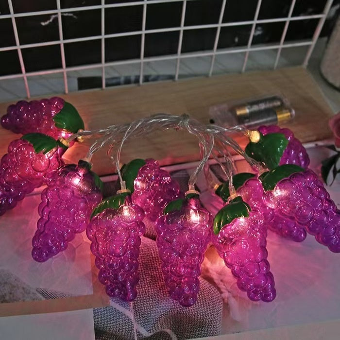 LED coloré Fruit Stall Camping Atmosphère Chaîne d'éclairage